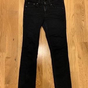 Rag and Bone black capri jeans